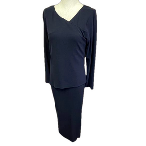 Jil Sander Black Maxi Dress US Size 8 Made in Italy